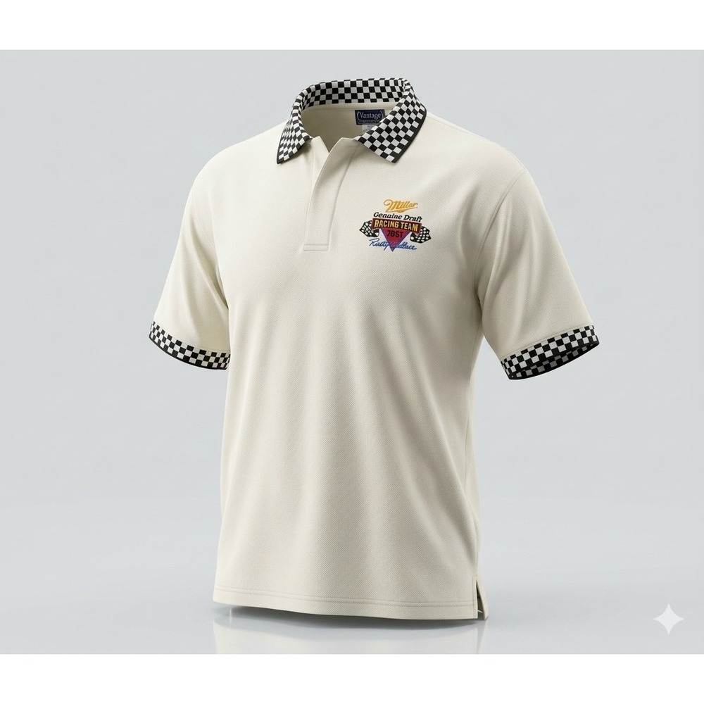 Vantage Custom Classics Vintage MGD Racing Rusty Wallace Men's Polo. Size L